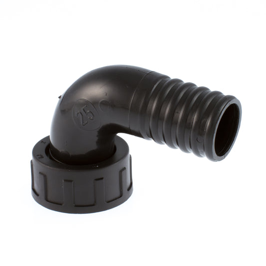Hose Tail Female Elbow BSP x Hose